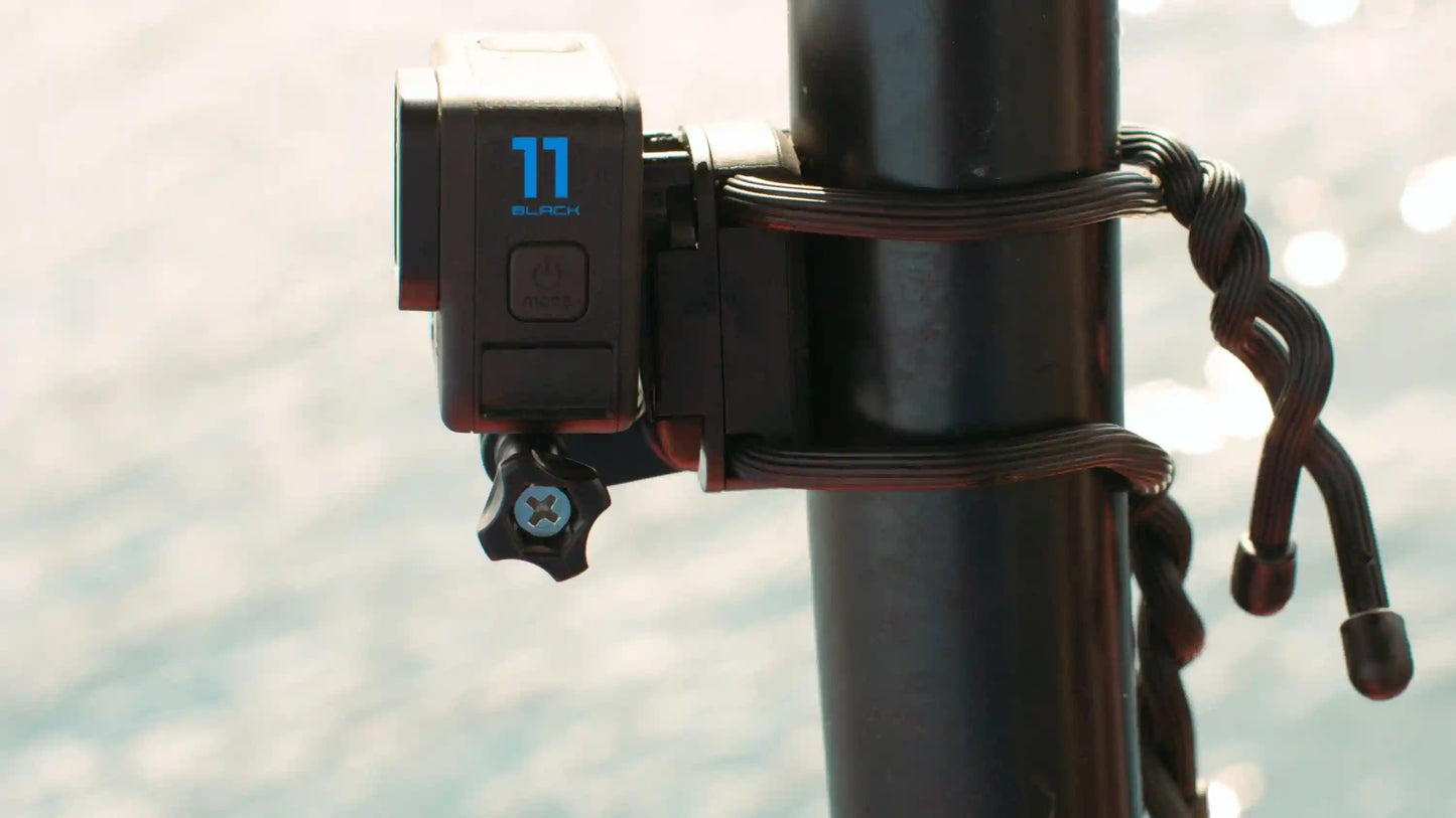 Flexible Grip Mount (Featuring Gear Ties)